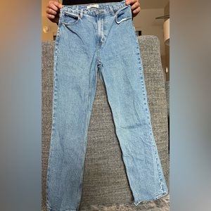 Abercrombie & Fitch: The 90s Straight Ultra High Rise Jeans, size 6R